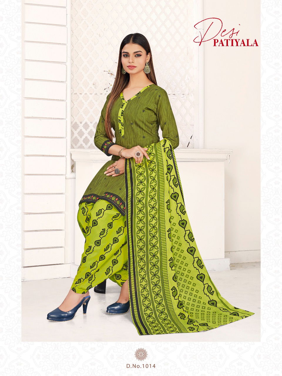 GANESHA DESI PATIYALA 1 Cotton Casual Wear Printed Designer Printed Dress Material Collection